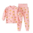 thumbnail image 1 of TAIAOJING Toddler Girls Boys Baby Soft Pajamas Toddler Pink Cartoon Prints Hight Waist Long Sleeve Kid Sleepwear Sets 2-3 Years, 1 of 3