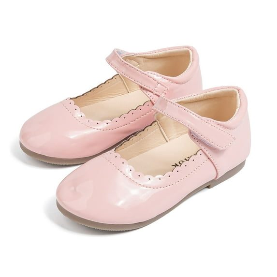 TAIAOJING Toddler Girls Dress Shoes Mary Jane Low Shoes Ballerinas Children Princess Shoes Wedding Shoes Flat Baby Evening Shoes Party School Shoes For Wedding Birthday Parties Campus Leisure 3.5-4Y