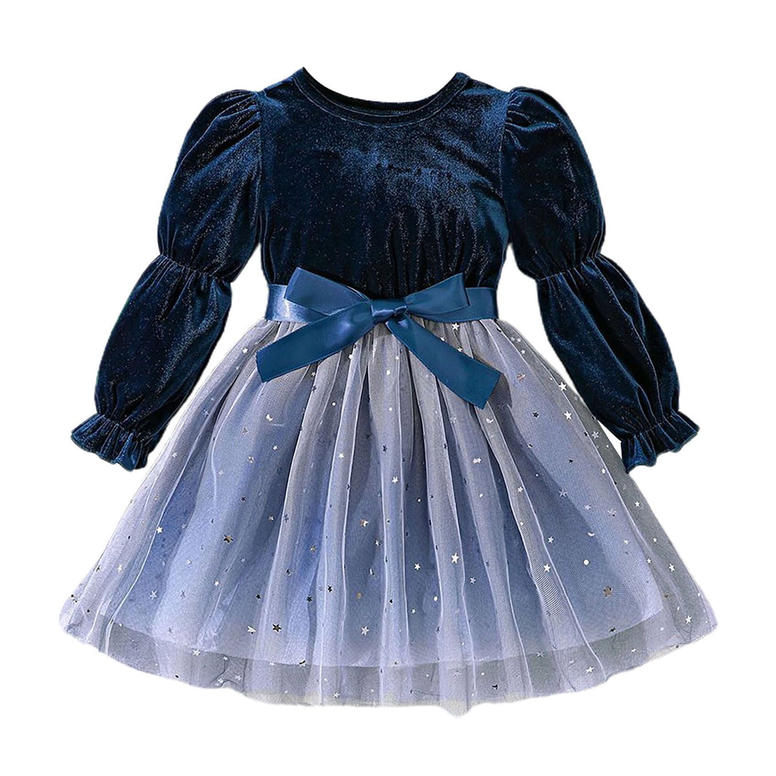 Long Sleeve Princess Dresses , Baby Girls