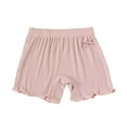 thumbnail image 1 of TAIAOJING Toddler Girls Solid Color Sport Ruffles Shorts Kids Casual Shorts Cute 6-7Y, 1 of 4