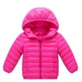thumbnail image 1 of TAIAOJING Toddler Girls Windbreaker Jacket Small And Medium Sized Boys And Warm Cotton Padded Jacket Autumn And Winter Children's Light Down Cotton Clothes 8-9 Years, 1 of 8