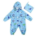 thumbnail image 1 of TAIAOJING Toddler Imperméables Enfant Combinaison De Pluie Poncho Imperméable Filles Manteaux Imperméables À Capuche Imperméable Une Pièce Réutilisable Outdoor Vêtements De Pluie Cute 4-5Y, 1 of 6