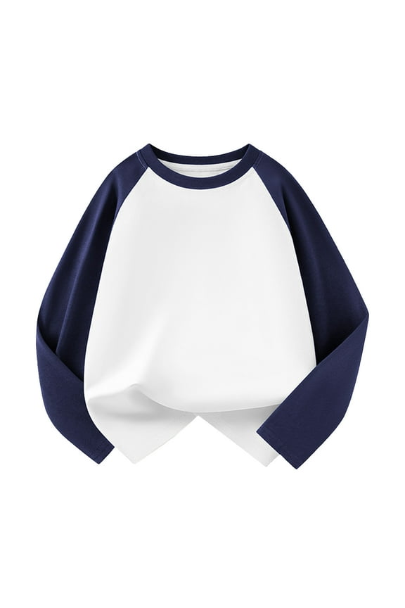 Toddler Kids Baby Girls Boys Long Sleeve T-Shirts Raglan Shirt Baseball Tee Tops 2-3 Years