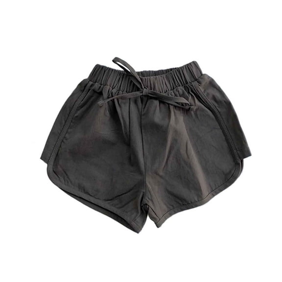 TAIAOJING Toddler Kids Boys Girls Casual Solid Color Shorts Summer Holiday Beach Pants Child Sport Shorts Trendy 1-2Y