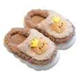 thumbnail image 1 of TAIAOJING Toddler Kids Cartoon Slippers Girls Boys Memory Foam Comfy Home Slippers Warm Shoes Relaxed Fit Footwear 2.5-3 Years, 1 of 3