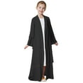 thumbnail image 1 of TAIAOJING Toddler Kids Chiffon Abaya For Girls Open Front Cardigan Dress Robe Lovely Baby Child Daliywear 4-5 Years, 1 of 3