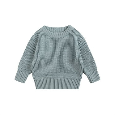 TAIAOJING Toddler Kids Girl Sweater Clothing Casual Pullover Baby Boys Girls Warm Soft Tops Cozy Child Daliywear 12-18 Months