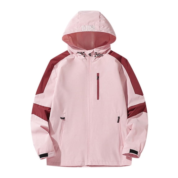 TAIAOJING Toddler Kids Girls Boys Bomber Jacket Zip-Up Boys and Girls Windproof for Children Lightweight Windproof Outdoor Sports for Children Fall Winter Warm Outerwear 10-12 Years