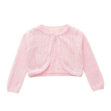 TAIAOJING Toddler Kids Girls Boys Bomber Jacket Zip-Up Girls Spring Autumn Knit Cardigan Coats Lightweight Coat Windbreaker 2-3 Years