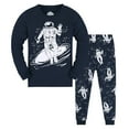 thumbnail image 1 of TAIAOJING Toddler Kids Girls Boys Pajamas Set Little Boys Pajamas Dinosaur Cotton 2 Piece Train Toddler Sleepwear Fall Winter Clothes Set Cute Pjs Sleepwear 3-4 Years, 1 of 3