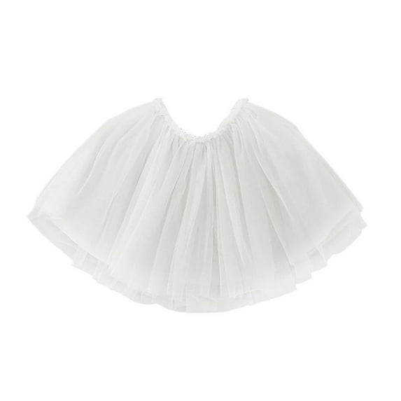 TAIAOJING Toddler Kids Girls Holiday Ballet Skirts Party Princess Mesh Dance Skirt Comfort 2-3Y
