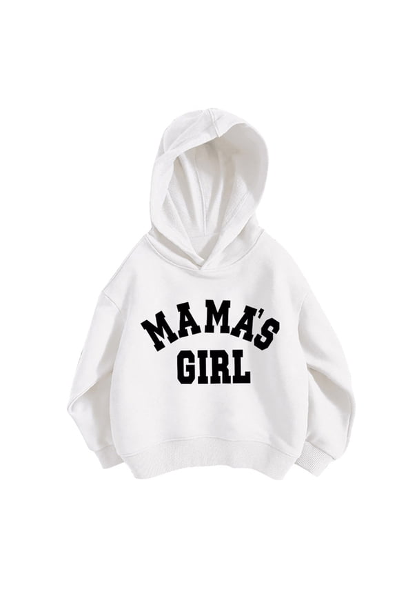 Toddler Kids Girls Sweatshirt Tops Sports Shirt Boy Girl Casual Letter Print Hoodie Pullover Hooded Spring Cute Baby Child Daliywear 12-18 Months