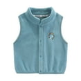 thumbnail image 1 of TAIAOJING Toddler Kids Spring Fall Jackets Boys Girls Winter Cartoon Vest Coat Jacket Child Warm Outerwear Sleeveless Jacket For 12-24 Months, 1 of 5
