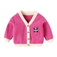 thumbnail image 1 of TAIAOJING Toddler Kids Spring Fall Jackets Children Baby Boys Girls Cute Cartoon Animals Pullover Blouse Tops Cardigan Coat Outfits Clothes For 18-24 Months, 1 of 3