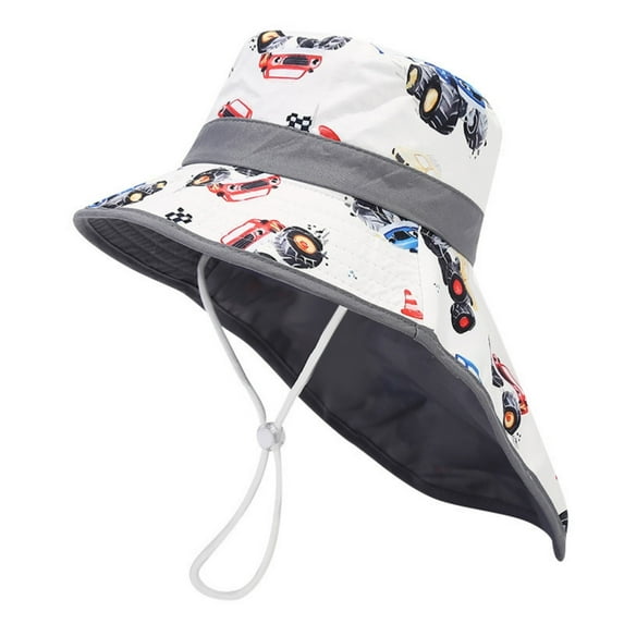 TAIAOJING Toddler Kids Sun Hat Adjustable Fisherman Cap For Boys Girls Outdoor Party Summer Beach Playground Lightweight Breathable Versatile 2-5Y