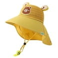 thumbnail image 1 of TAIAOJING Toddler Kids Sun Hat For Boys Girls 3-8 Years Sunscreen Wide Brim Summer Outdoor Beach Play Sunshade Cap Lightweight Breathable Adjustable Classic One Size, 1 of 3