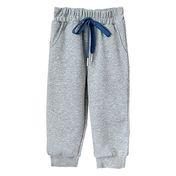 TAIAOJING Toddler Kids Sweatpants Boys Girls Soft Casual Straight Leg Athletic Pants With Drawstring And Pockets 3-4 Years