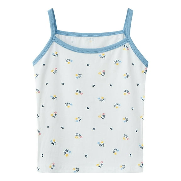 TAIAOJING Toddler Kids Undershirt Tank Tops Soft Undershirt For Boys Girls Ribbed Knit Tank Tops Relaxed Fit Baby Child Daliywear 3-4 Years