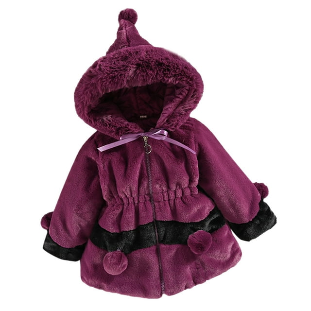 TAIAOJING Toddler Newborn Baby Girls Coat Kids Winter Warm Thick