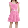 thumbnail image 1 of TAIAOJING Toddler Outfits Sets Party Sleeveless Gown Dress Kid Dots Prints Floral Children Princess Clothes Girls Dresses Lovely 9-10Y, 1 of 8