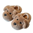thumbnail image 1 of TAIAOJING Toddler Shoes Child Winter Cute Cartoon Slippers For Boys Girls Baby Drag Soft Footwear 2.5-3 Years, 1 of 7