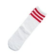 thumbnail image 1 of TAIAOJING Toddler Summer Boys Girls Colorful Striped Mid Calf Socks Comfort One Size, 1 of 2