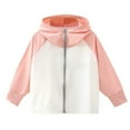 thumbnail image 1 of TAIAOJING Toddler Summer Boys Girls Lightweight Sunscreen Hoodie Toddler Summer Outwear Breathable Coat Jacket Soft 5-6Y, 1 of 8