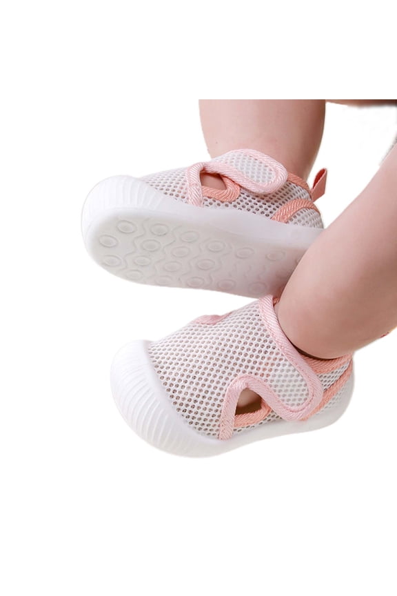Toddler Summer Girls Boys Baby Mesh Breathable Soft Soled Shoes For Learning To Walk First Walker Fashionable 0-10M