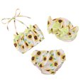 thumbnail image 1 of TAIAOJING Toddlers and Baby Girls' Swimsuit Bowknot Sunflower Watermelon Pineapple Print Ruffles Two Piece Swimwear Bikini With Hat Outfits Bathing Suit 18-24 Months, 1 of 7