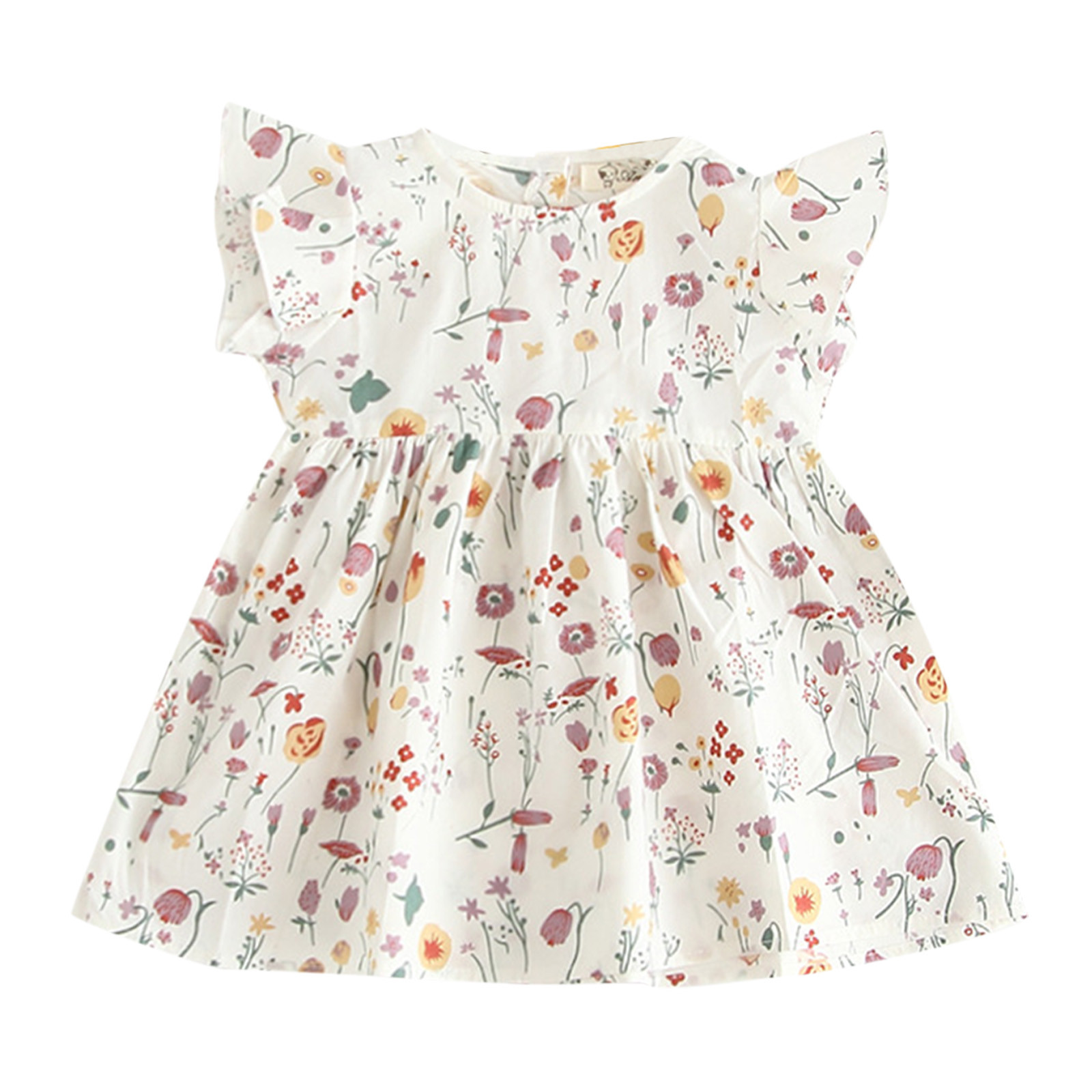 TAIAOJING Tutu Tulle Dress For Baby Girl Kids Child Cartoon Cute Print