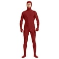 thumbnail image 1 of TAIAOJING Unisex Full Body Open Face Bodysuit Stretch Zentai Jumpsuit Dance Costumes For Performance Party Adult, 1 of 4
