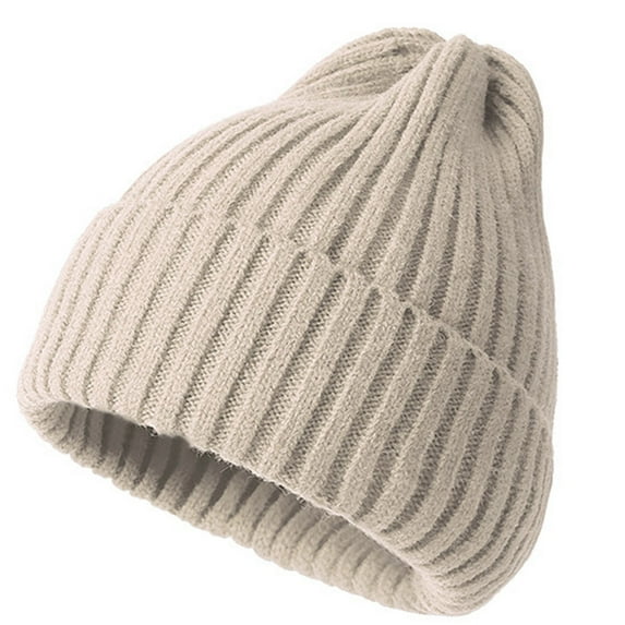 TAIAOJING Winter Beanie Hat for Women Men Women Men Knitted Fashion Color Stripe Printing Striped Hats Hairball Warm Ski Cap Warm Cap