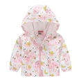 thumbnail image 1 of TAIAOJING Winter Coat for Boys Girls Toddler Boys Girls Casual Jackets Printing Cartoon Hooded Outerwear Zipper Long Sleeve Windproof Fall Shacket Coat 18-24 Months, 1 of 4
