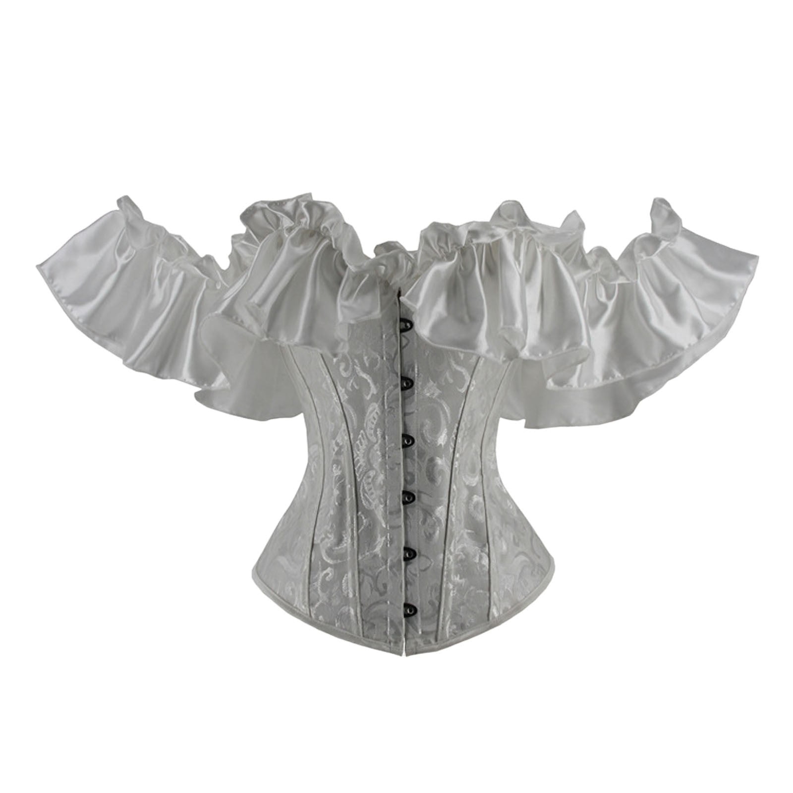 Bslingerie Corset Bustier Brocard Femme - Shapewear Élégant Pour Affiner La Taille