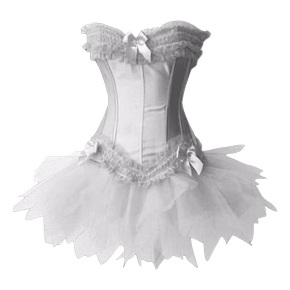 TAIAOJING Women Elegant Vintage Cap Sleeves Brocade Bustier Corset Tops