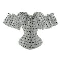 thumbnail image 1 of TAIAOJING Women Elegant Vintage Cap Sleeves Brocade Bustier Corset Tops, 1 of 4