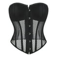 thumbnail image 1 of TAIAOJING Women Elegant Vintage Cap Sleeves Brocade Bustier Corset Tops, 1 of 4
