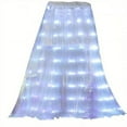 thumbnail image 1 of TAIAOJING Women Fashion Luminous Skirt Pleated Skirt Transparent Dance Performance Skirt, 1 of 8