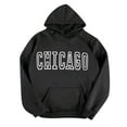 thumbnail image 1 of TAIAOJING Women Hoodies Chicago Letter Printed Casual Long Sleeve Hooded Sweatshirt, 1 of 3