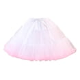 thumbnail image 1 of TAIAOJING Women Petticoat 2 Adjustable Hoop Skirt Lace Short Lolita Vintage Gothic Underskirt For Party Dress, 1 of 4