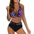thumbnail image 1 of TAIAOJING Women's Bikini Sets High Waisted Bathing Suits New Split Body Swimsuit Bikini Sexy Bikini Swimsuit, 1 of 5