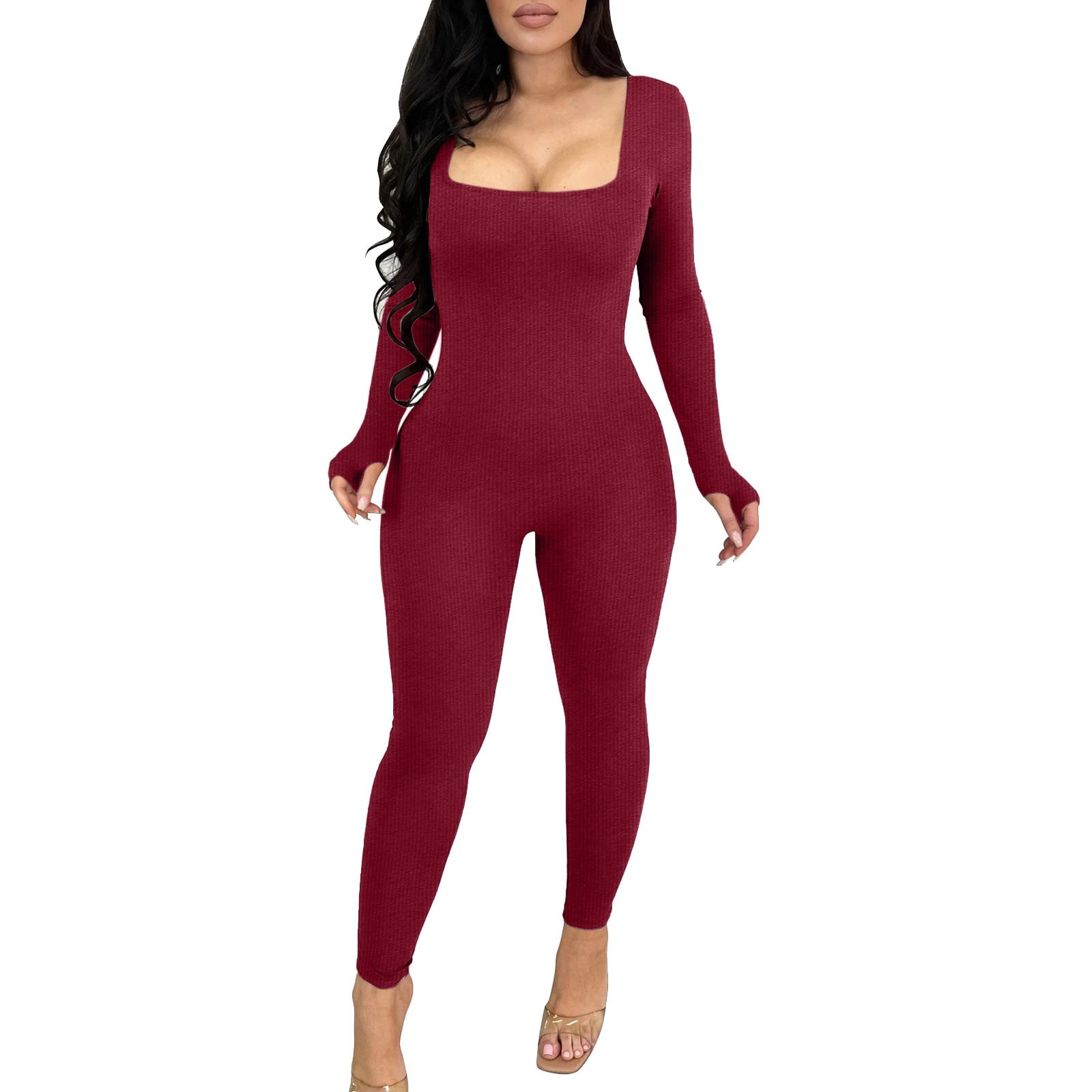 Seamless Long Sleeve Bodysuit for Women – Stretch Body for Everyday and Layering main image 1