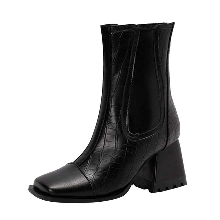 Color block combat boots hot sale