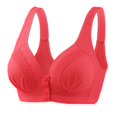 thumbnail image 1 of TAIAOJING Women's Plus Size Full Coverage Front Closure Bra Fashion Lace Front Buckle Underwear Without Rims Vest Lace E Bra Brassiere, 1 of 6