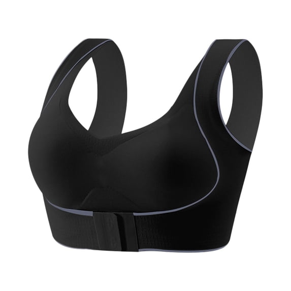 TAIAOJING Women's Plus Size Full Coverage Front Closure Bra Large Size Underwear Receiving Vest Underwear Seamless Underwear Front Buckle Chest Gathering Brassiere