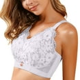 thumbnail image 1 of TAIAOJING Women’s Push Up Bra Lingerie For Underwire Bra Lace Floral Bra Unlined Unlined Plus Size Full Coverage Bra Brassiere, 1 of 7