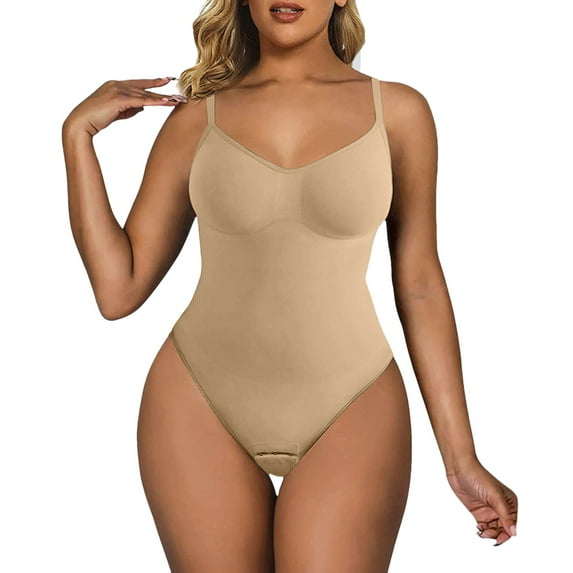 TAIAOJING Women's Sleeveless Bodysuit Abdominal Compression Seamless Body Shaping Support Vest Female Postpartum Body Shaping U Shaped Corset Body Clothing Yoga Rompers