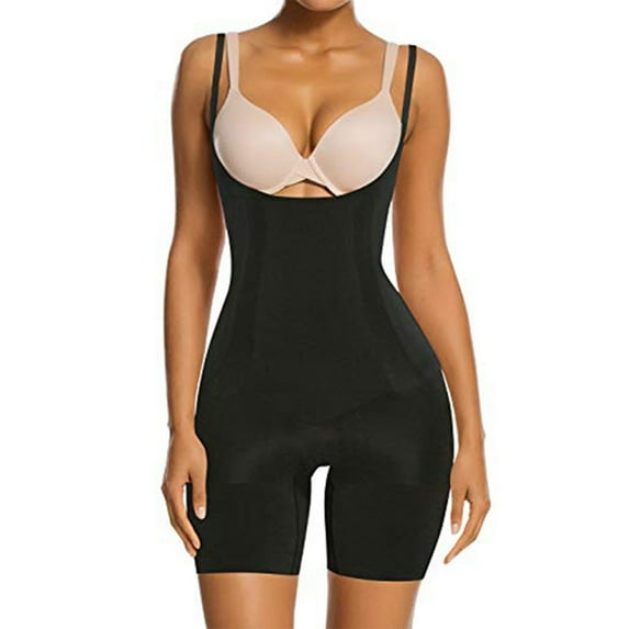 TAIAOJING Women's Solid Color Bodysuit Shapewear Seamless Body Sculpting Camisole