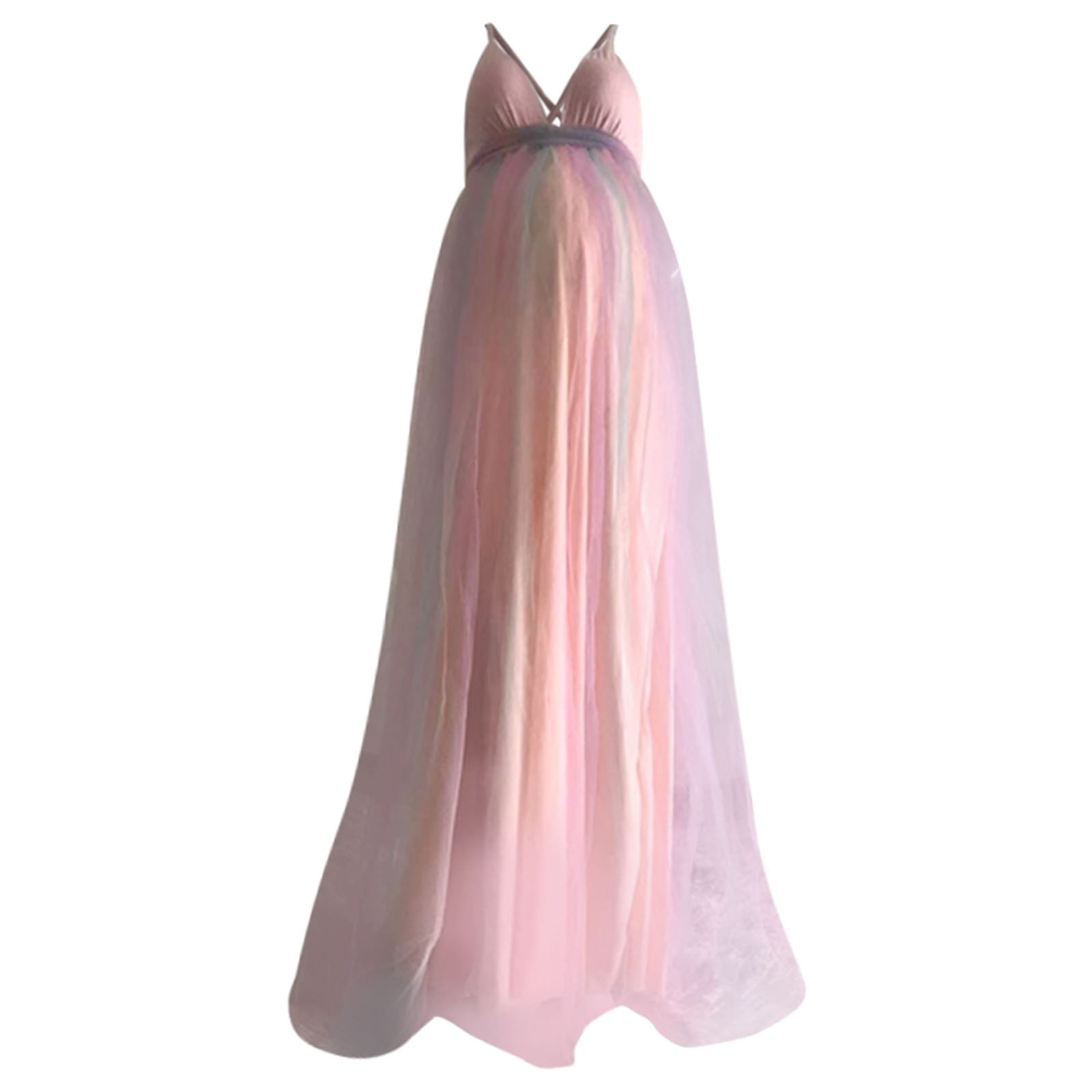 pastel rainbow maternity dress ZIUMUDY Off Shoulder Rainbow Maternity Dress for Photo Shoot Baby Shower Dress Short Sleeve Tulle Maternity Gown Party Dress (Purple, Small) at Amazon Women's Clothing store