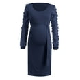 thumbnail image 1 of TAIAOJING Women's Summer Maternity Nursing Breastfeeding Dress Long Sleeve Lace Nightgown Nightshirt Dresses, 1 of 5